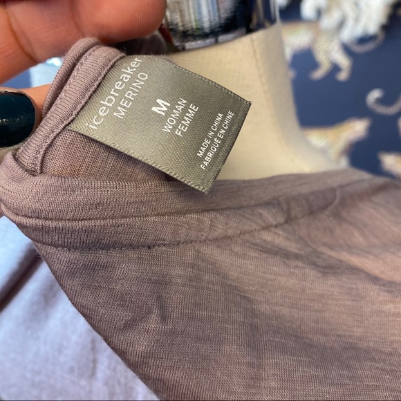 Icebreaker Lilac Basic Tee - Picture 4 of 5